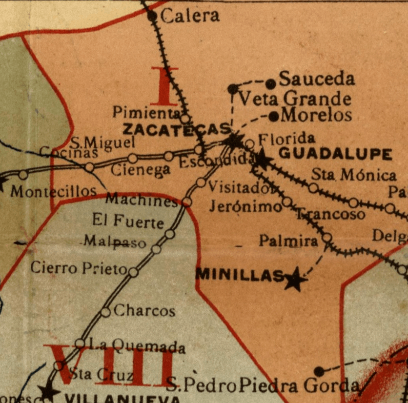 Zacatecas Carta Postal 1904