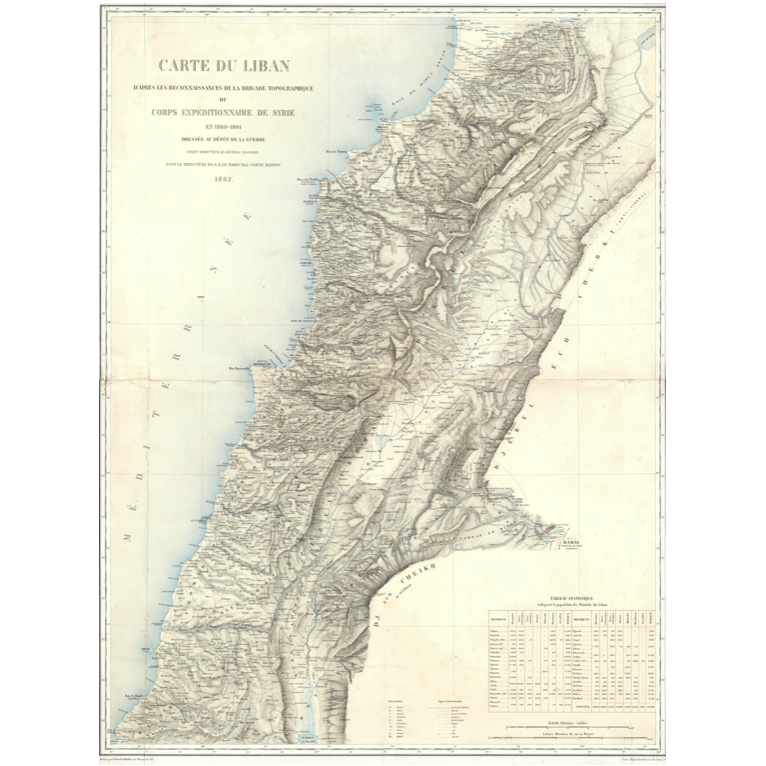 Líbano (1865) en francés