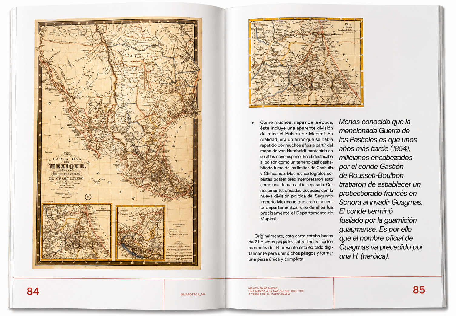México en 60 mapas : una mirada a la nación del siglo XIX a través de su cartografía