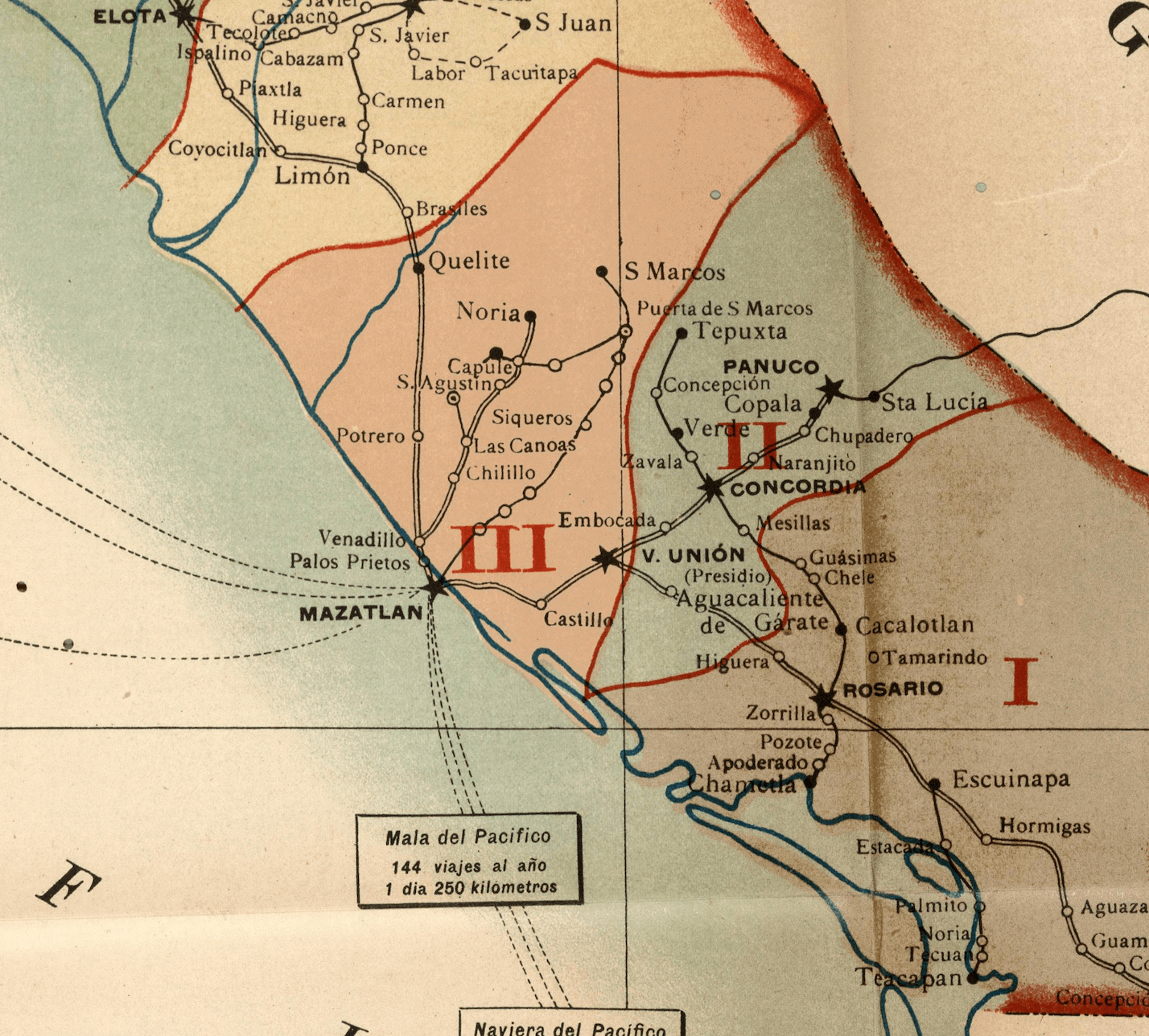 Sinaloa Carta Postal 1904