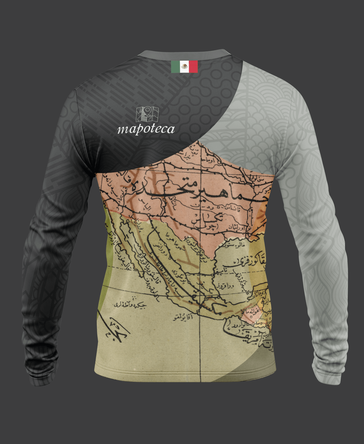 Camiseta México en japónes y turco otomano