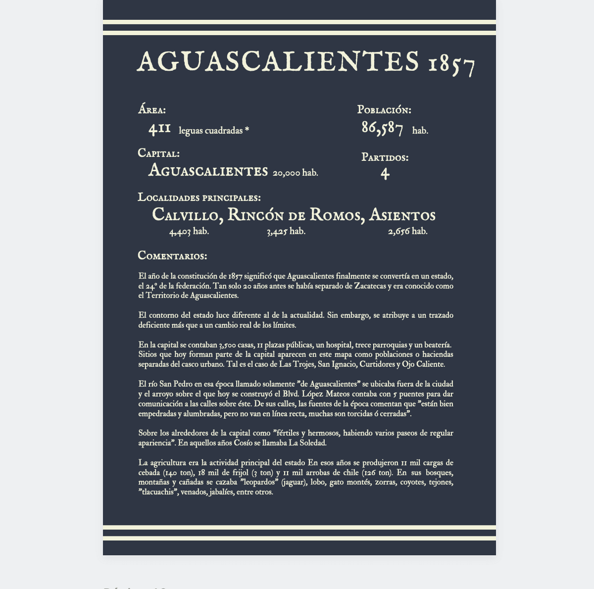 Aguascalientes 1857